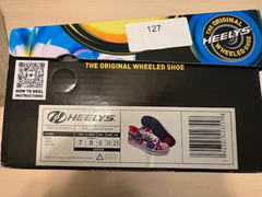 NIB Heelys Pro 20 American Flag Wheeled Sneakers Size Youth 7 Unisex Women’s 8