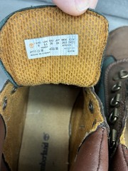TIMBERLAND BEEF AND BROCCOLI GRADE SCHOOL FIELD BOOT NO LACES Size 6