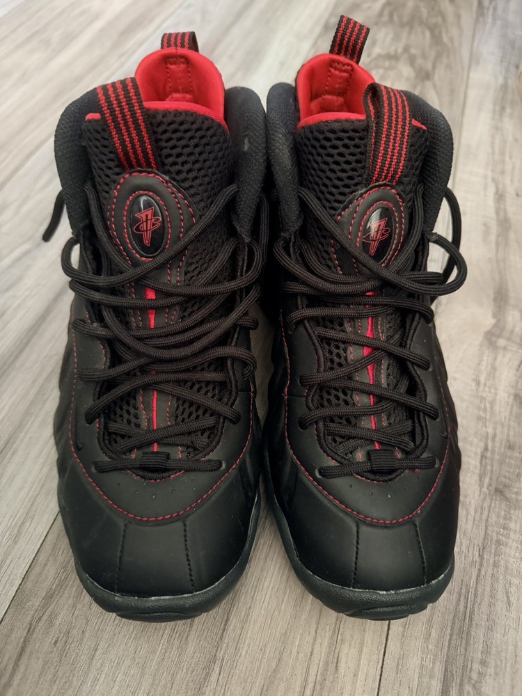 Nike Little Posite One GS ‚Bred‘ DV3773-001 Kids Youth Sneakers Sz 4.5Y