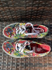 VANS X Marvel Comics Female Superheros Canvas Skate Shoe Unisex Kids Size 3