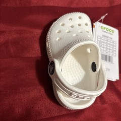 Crocs Kid’s Classic LEFT ONLY Clog White – US Toddler C4 EU 19-20