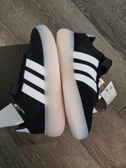 Adidas Barreda Decode EL C Core Black White Kids Size 1.5 JR0767 New In Box