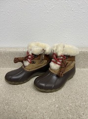 Sperry Little Kids Alpine Saltwater Medium Beige Duck Boots STL165273 Size 10M