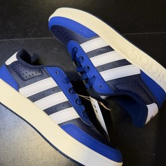 SIZE: 5Y adidas Breakbase J Unisex Kids Low Top Sneakers Blue/White