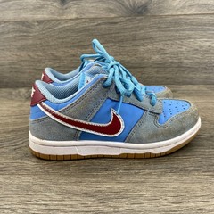 Nike SB Dunk Low Pro Phillies University Blue Team Red Kids Shoes 12C DQ4040-001