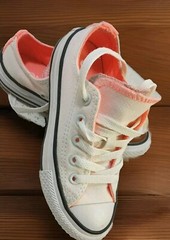 Converse Chuck Taylor All Star SNEAKERS Double Tongue 659998F White Junior 11