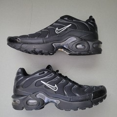 Nike Air Max Plus TN Black Athletic Running Sneaker Shoes Youth US 6Y