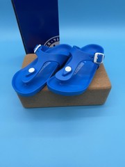 Birkenstock Gizeh Kids EVA Sandals Scuba Blue Size 30 – US Child’s Size 12