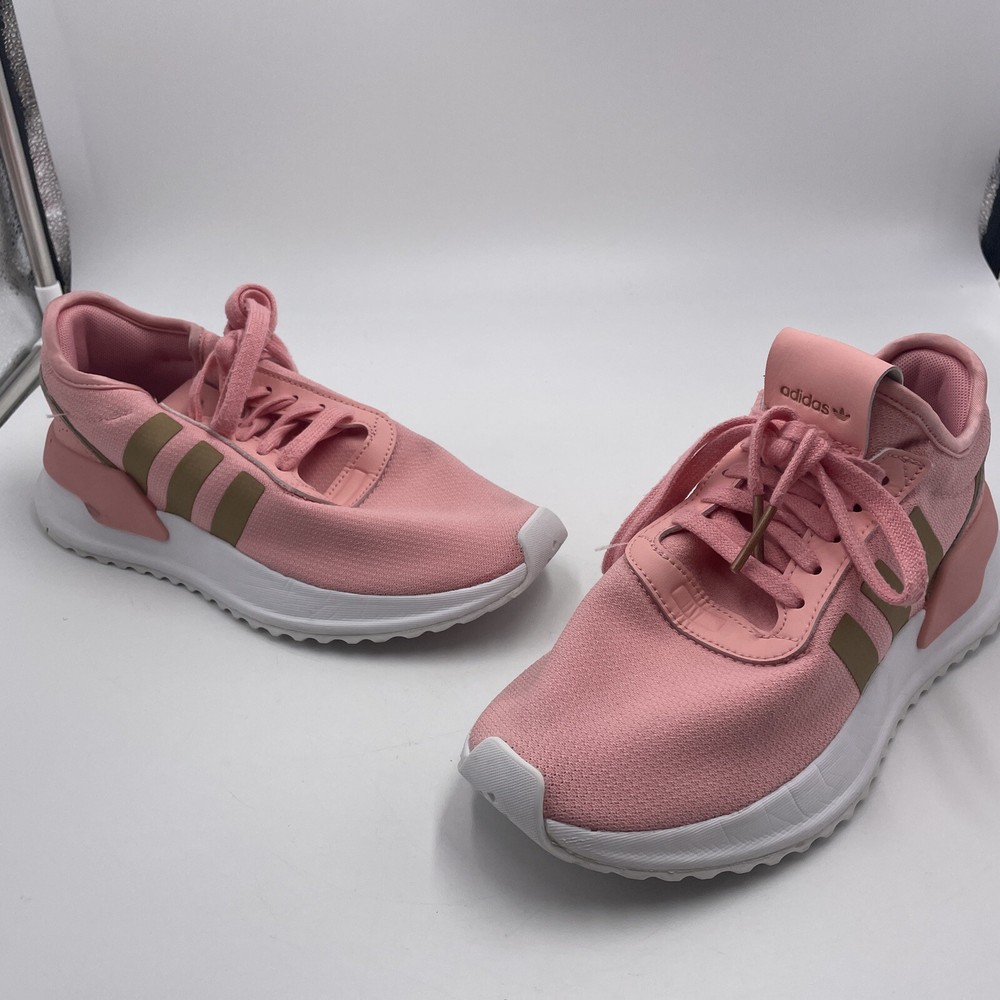 Adidas U Path Run FW6447 Running Shoes, Big Kids Size 5.5Y Glory Pink/ Rose Gold