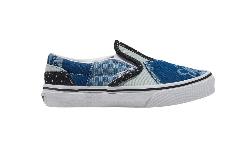 Vans Classic Slip-On Kids ‚Denim Patchwork‘