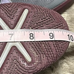 Nike Team Hustle D 10 GS Sneakers Grey Beetroot CW6735-007 Youth Sz 5Y Women 6.5