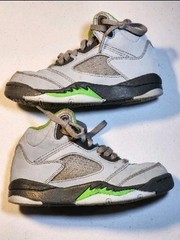 Jordan 5 Retro Green Bean size 11c Pre-owned, no box