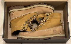 TIMBERLAND COURMA KID ROLL TOP BOOT WHEAT NUBUCK (US4.5/EU37) JUNIOR’S
