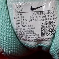 Nike Court Borough Low 2 GS Multicolor Blue Red Teal DV5456-400 Youth 6.5Y