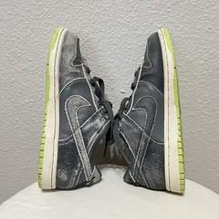 Nike Dunk Low SE PS Halloween Iron Grey Ghost Green DQ6216-001 Size 2.5y