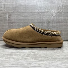 UGG Tasman II Chestnut Brown Suede Slipper Clogs Youth Size 6 1019066K Shearling