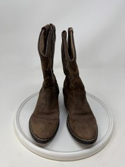Old West Boys Cowboy Boots 8134 Leather Western Youth Boys Size 9