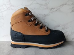 TIMBERLAND JUNIORS EURO HIKER SHELL TOE BOOTS A1LVW