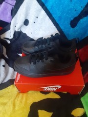 NIKE SHOES COURT BORUGH LOW 2 Kids Youth Size 3.5 – BRAND NEW NO BOX TOP