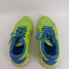 Nike Shoes Youth Size 6Y Neon Green Blue Running Sneakers Mesh Athletic Sporty