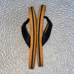 Reef Kids Flip Flops Orange White Black Striped Thong Sandals Size 13/1