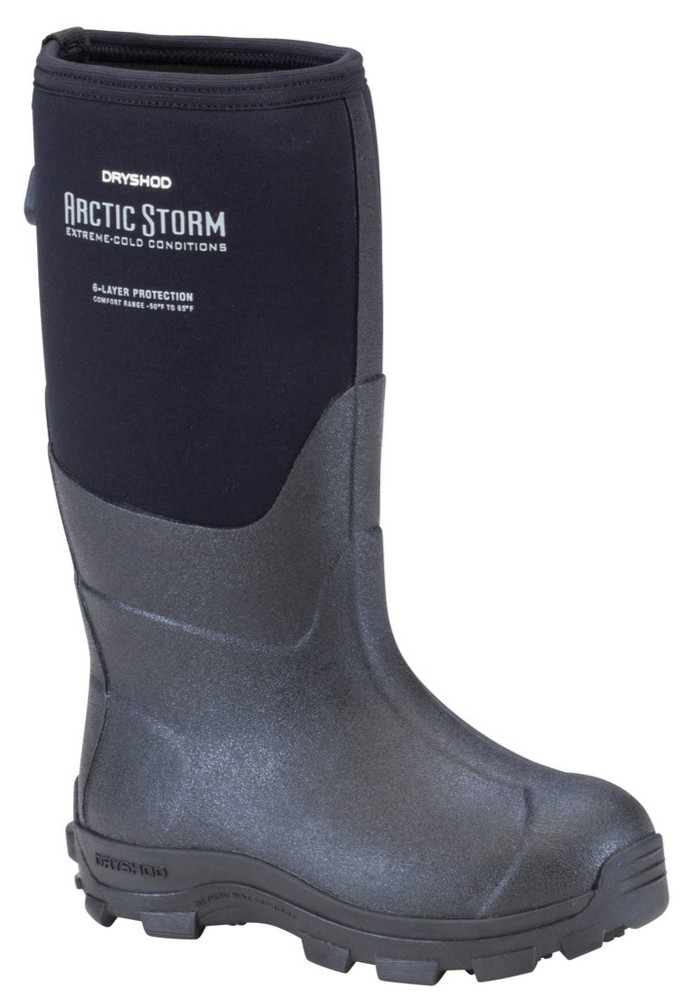 DryShod Kids‘ Arctic Storm Boots – Black (Size 10)
