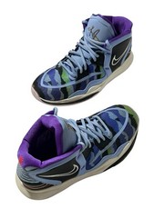 Size 5.5Y – Nike Kyrie Infinity Aluminum DD0334-400 Purple Blue Lace Up Mid Top