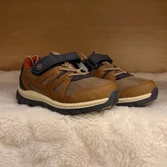 Stride Rite 360 Wide Toe Brown Navy Red Unisex Kids Sneakers Mesh Comfort Flat