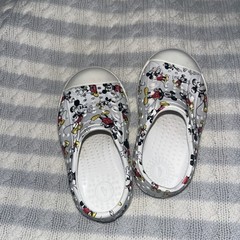Disney Native Mickey Mouse C5 Unisex Children’s Shoes White Slip-On Waterproof