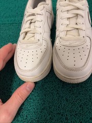 Nike Air Force 1 Low Triple White Sneakers Size 11.5C Unisex