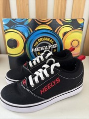 Heelys Pro 20 HE100757H Black Red White Youth US 5 Sneaker with Wheels
