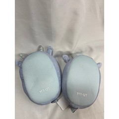 Squishmallows Blue Deer Kids Plush Slippers Silver Antlers Size 11/12 NWT