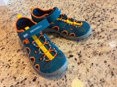 Merrell Hydro Trekker Sandals Blue, Style MK268153, Youth size 4M/EUR 36