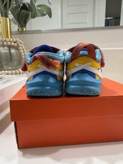 Nike Team Hustle D 10 SE TD Black Blue Orange Yellow Toddler Size 8C DH8054-001