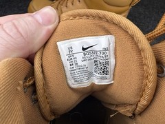 Nike Manoa Leather Boots Wheat Tan BQ5372-700 Youth Size 7Y Hiking Workboot