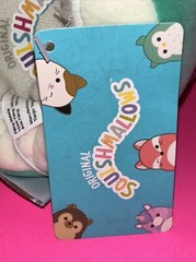 NWT Squishmallow Size 11/12 Green Blue Koala Kids Slippers Fun Plush Kevin A16