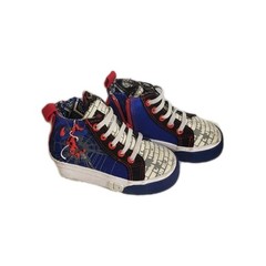 MARVEL SPIDER-MAN GROUND UP Toddler’s Sneaker Blue/White/Red Size 7 Hightop