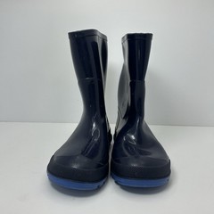 Rain Boots Kids Boys Size 7-8 Blue Rubber School Fall Winter Outerwear