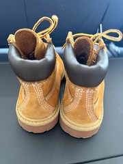 Timberland 6 Inch Premium Waterproof Wheat Boots Toddler Sz 8 Kids Nubuck 12809