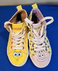 SPONGEBOB SQUAREPANTS PATRICK High Top Shoes SZ 3 Kids Youth Sneakers Ground Up