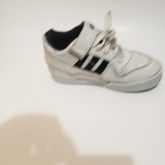 Adidas Forum Low White Black Mario Brothers Nintendo Logo On The Side Size 11C