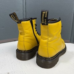 Dr. Martens Docs Kids Youth Size 2 Air Wair 1460J Yellow Combat Boots US