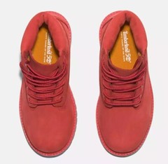 Timberland 50th Anniversary Edition Premium 6″ Red Waterproof Boot Junior Size 6