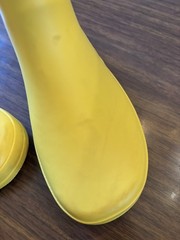 Hisea Rain Boots/Kids/Yellow Rubber Boots Youth Size 2 Little Kid/Worn To Try On