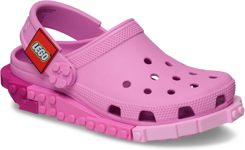 Crocs Unisex-Child Classic Lego System Clogs, Lego Shoes for Kids
