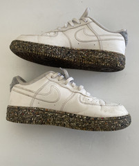 Nike Air Force 1 Impact ‚Recycled Wool Pack-White‘ size 3Y Shoes (DB4597-100)