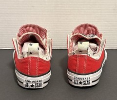 Converse CTAS Double Upper OX (Junior Size 5) Low Red/White/Blue Stars