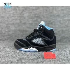 Air Jordan 5 Retro Black University Blue 2026 PS PRESCHOOL Shoes 440889-008