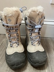 Columbia 400 Gram Unisex Bugaboot Plus IV Omni-Heat Boot Fawn/Faded Sky Size 1