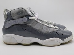 Air Jordan Jordan 6 Rings Gs Cool Grey Basketball Sneakers 323419-015 Size 7Y